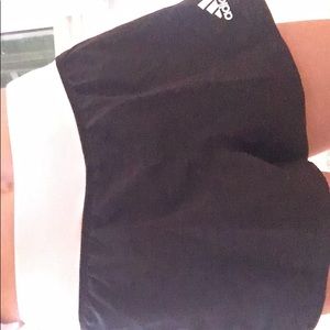 Black adidas shorts